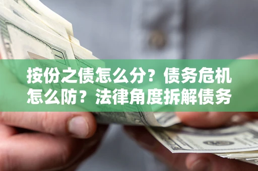 北京按份之债怎么分？债务危机怎么防？法律角度拆解债务分配与风险自保指南