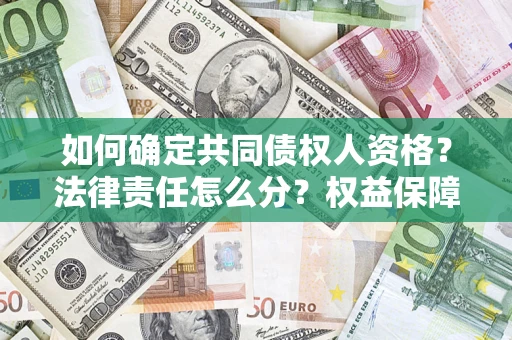 北京如何确定共同债权人资格？法律责任怎么分？权益保障技巧揭秘！