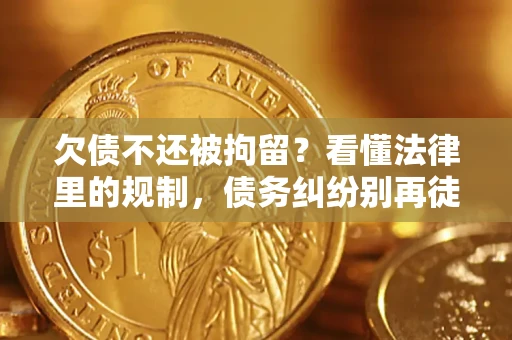 北京欠债不还被拘留？看懂法律里的规制，债务纠纷别再徒劳奔波