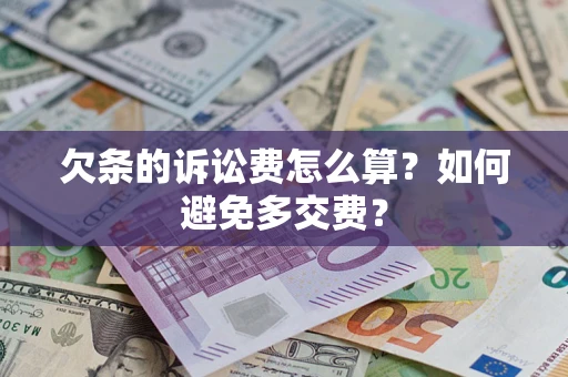 北京欠条的诉讼费怎么算？如何避免多交费？