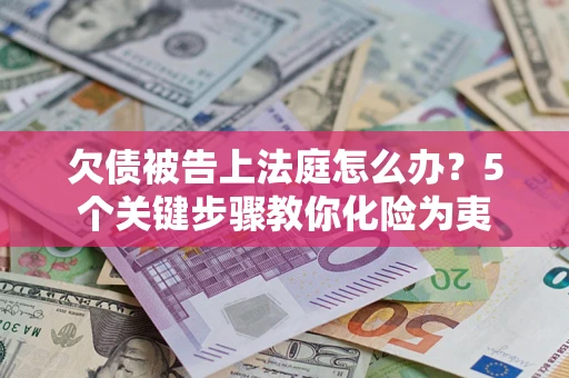 北京欠债被告上法庭怎么办？5个关键步骤教你化险为夷